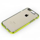 ROCK Tube | Светящийся чехол для Apple iPhone 6 plus (5.5")  / 6s plus (5.5") с цветной подсветкой входящих вызовов (Зеленый / Transparent Green)  ROCK