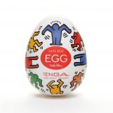 Tenga Мастурбатор-яйцо Keith Haring EGG DANCE (разноцветный)