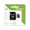 Комплект ZK-S9 | Спортивные беспроводные наушники bluetooth с микрофоном (слот для microSD) + Карта памяти SmartBuy microSDHC 32 GB Card Class 10 + SD adapter (Зеленый)  Epik