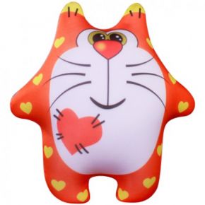 Игрушка "Кот сердечный" (подушка антистресс) Подушки-антистресс