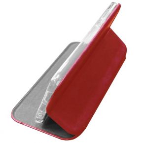 Open Color 2 | Чехол-книжка на магните для Xiaomi Mi 8 Lite / Mi 8 Youth (Mi 8X) с подставкой и внутренним карманом (Красный)  Epik