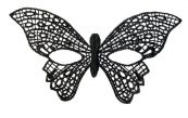 ToyFa Нитяная маска в форме бабочки (черный)