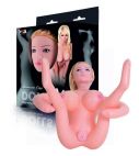 ToyFa Надувная секс-кукла с реалистичной головой и поднятыми ножками (телесный)