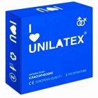 Unilatex Классические презервативы Unilatex Natural Plain - 3 шт. (телесный)