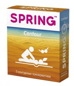 SPRING Контурные презервативы SPRING CONTOUR - 3 шт.