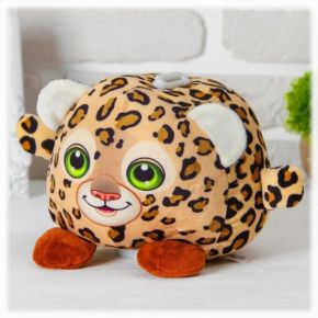 Копилка "Леопард" игрушка мягкая со звуком и подсветкой Копилки