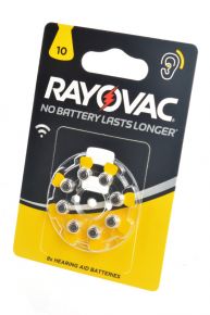 Батарейка RAYOVAC 10 BL8 <span style="white-space:nowrap;"><i class="icon16 color" style="background:#000000;"></i>RAYOVAC</span>