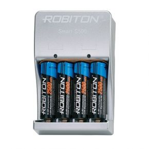 Зарядное устройство Robiton Smart S500-4MHAA BL1 <span style="white-space:nowrap;"><i class="icon16 color" style="background:#2A2F77;"></i>ROBITON</span>