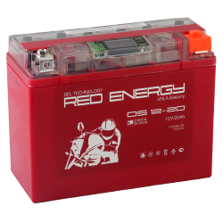 Мото аккумулятор Red Energy (RE) DS 12-20 Y50-N18L-A3 <span style="white-space:nowrap;"><i class="icon16 color" style="background:#DE2E5E;"></i>RED ENERGY</span>