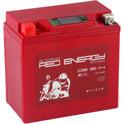 Мото аккумулятор Red Energy (RE) DS 12-14 <span style="white-space:nowrap;"><i class="icon16 color" style="background:#DE2E5E;"></i>RED ENERGY</span>