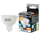 Лампа светодиодная ROBITON LED MR16-4.6W-220V-4200K-GU5.3 BL1 <span style="white-space:nowrap;"><i class="icon16 color" style="background:#2A2F77;"></i>ROBITON</span>