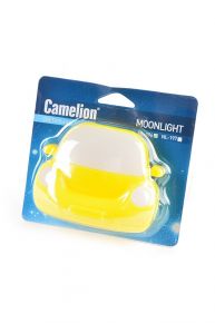 Светильник Camelion NL-196 "Машинка" желтая, ночник с выключателем , 4LED BL1 <span style="white-space:nowrap;"><i class="icon16 color" style="background:#000000;"></i>CAMELION</span>