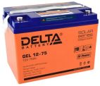 Аккумулятор Delta GEL 12-75 <span style="white-space:nowrap;"><i class="icon16 color" style="background:#000000;"></i>DELTA</span>