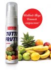 Биоритм Гель-смазка Tutti-frutti со вкусом тропических фруктов - 30 гр.