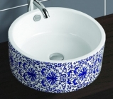 Laguraty Laguraty 213B1 ART BASIN на 41 см белый с рисунком