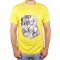 Muscle Rabbit | Мужская футболка с принтом качка "Get big fast" (Желтый)  Epik