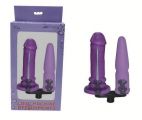 MyWorld - DIVA Фиолетовая двойная насадка для секс-машин (фиолетовый с черным)
