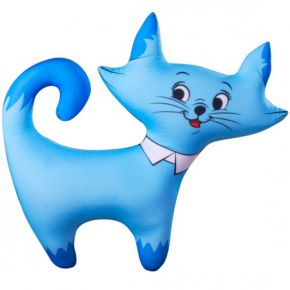 Игрушка "Кошечка" голубая антистресс Подушки-антистресс