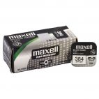 Батарейка MAXELL SR41SW 384  (0%Hg), в упак 10 шт <span style="white-space:nowrap;"><i class="icon16 color" style="background:#F5EDED;"></i>MAXELL</span>
