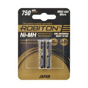 Аккумулятор ROBITON HR-4UTG Japan 750мАч BL2 <span style="white-space:nowrap;"><i class="icon16 color" style="background:#2A2F77;"></i>ROBITON</span>