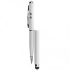 Емкостной стилус ручка RHDS с фонариком и указкой (Белый)  Epik