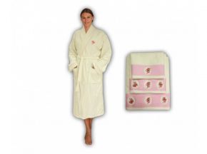 Полотенце  ROSA Cream towel (Размер - 30x50) ROSEBERRY ROSA Cream towel 30x50