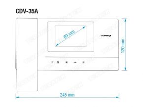 Мониторы видеодомофонов COMMAX CDV-35A