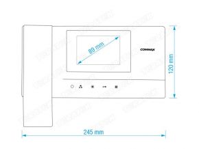 Мониторы видеодомофонов COMMAX CDV-35A/XL