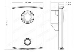 IP вызывные панели True-IP TI-2600WD Silver