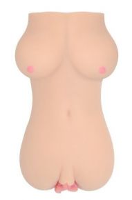 KOKOS Телесный мастурбатор-вагина Clara OnaHole с имитацией груди (телесный)
