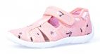 Модель: 421064-11 розовые Туфли для девочек летние, текстильные "Котофей"
