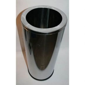 Урна для мусора "ЗЕРКАЛЬНАЯ" нержавеющая сталь (30 литров - 250х600мм)