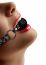 Черный кляп-шарик Breatheable Ball Gag Old School Tattoo Style Shots Media BV