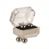 Серебристые вагинальные шарики Silver Balls In Presentation Box California Exotic Novelties