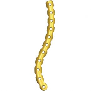 Блокированный накостный остеосинтез ООО "Титанмед" 3.5мм Блокированная реконструктивная предизогнутая пластина