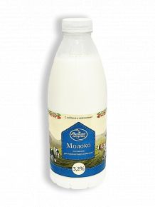 Молоко ультрапастеризованное Молочный гостинец 3,2% 0,93л бутылка ГП "Молочный гостинец" г.Минск